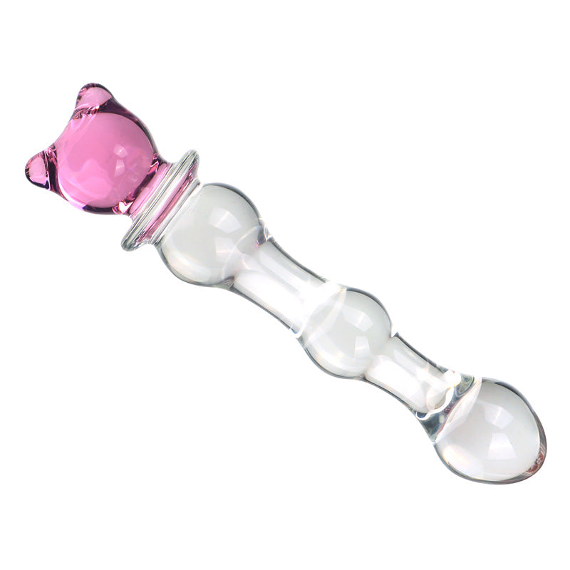Female backyard bead glass anal plug tail new dick fairy stick anal plug masturbator sex products