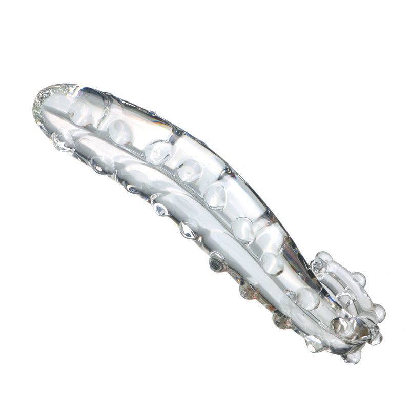 Crystal Mark Manual Crystal Dick Female Backyard Anal Plug Masturbator Glass Rod