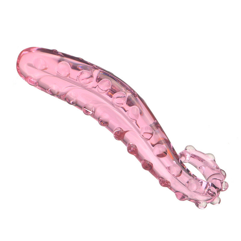 Crystal Mark Manual Crystal Dick Female Backyard Anal Plug Masturbator Glass Rod