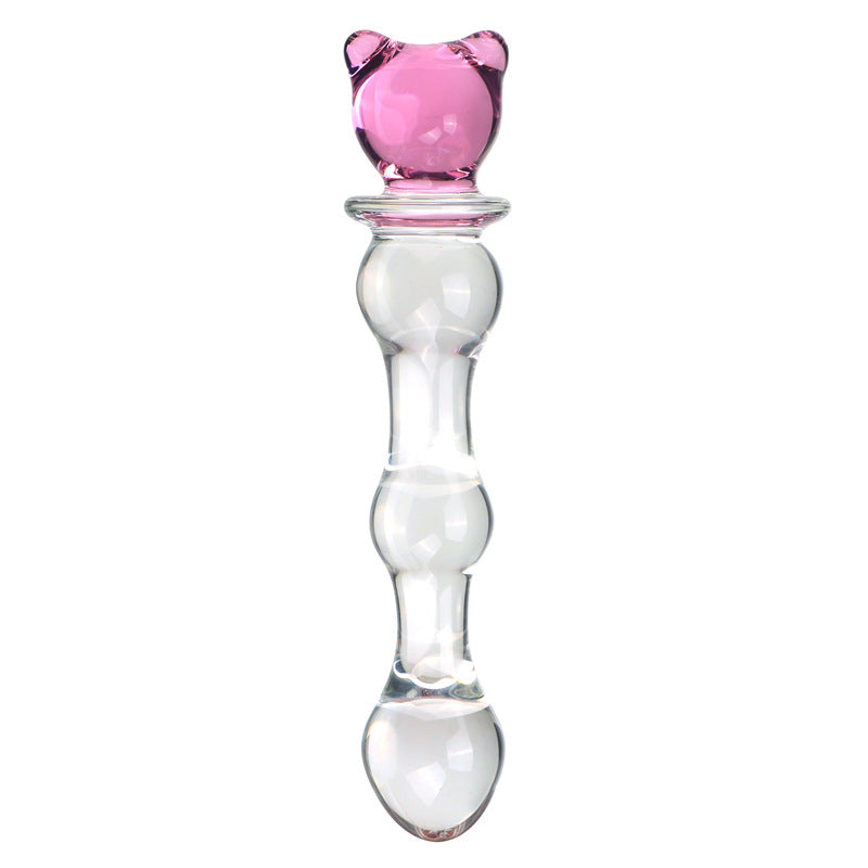 Female backyard bead glass anal plug tail new dick fairy stick anal plug masturbator sex products