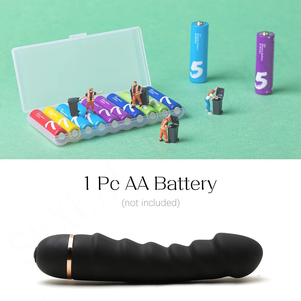 Wave Vibrator G Spot Sex Products Masturbation Female Massage Stick Silicone AV Stick Adult Products