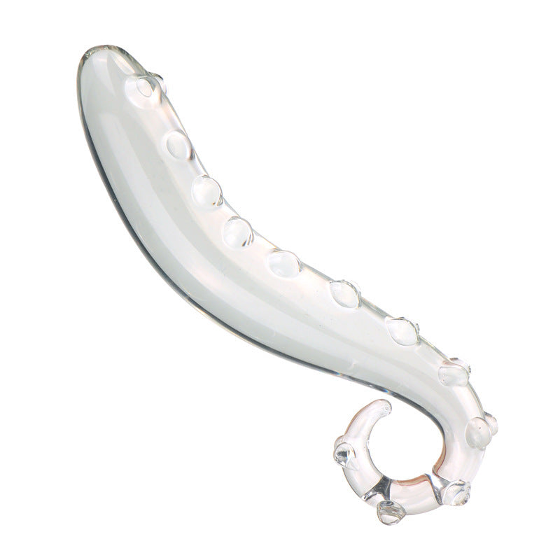 Crystal Mark Manual Crystal Dick Female Backyard Anal Plug Masturbator Glass Rod