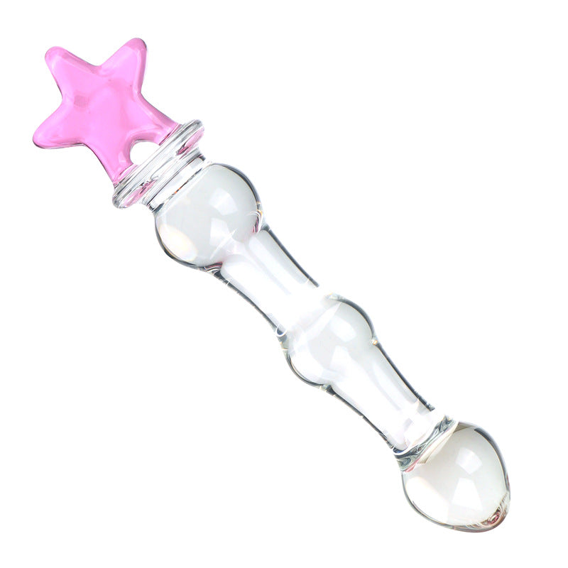 Female backyard bead glass anal plug tail new dick fairy stick anal plug masturbator sex products
