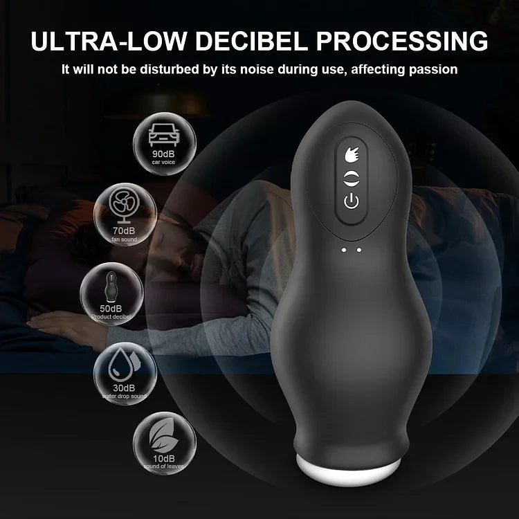 Masturbation Cup Male Telescopic Rotating Masturbator Capsule Auto Sucking Aircraft Cup Piston Sex Products for Man's Vibrators