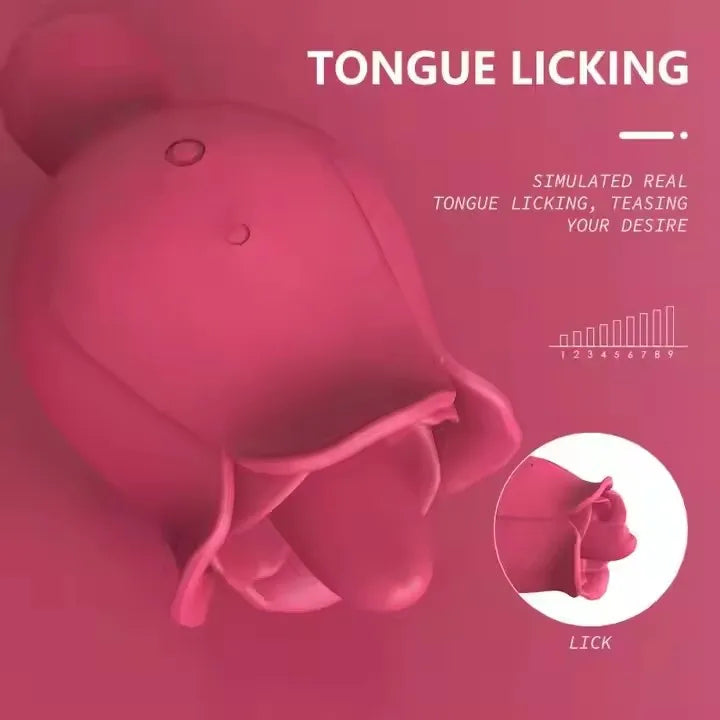 9 Speed Vibrators Stimulator Clitoris Massager Sex Toys Women Vagina Suck Sex Products Licking And Sucking Rose Masturbation Toy