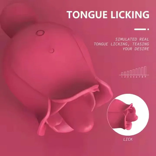 9 Speed Vibrators Stimulator Clitoris Massager Sex Toys Women Vagina Suck Sex Products Licking And Sucking Rose Masturbation Toy