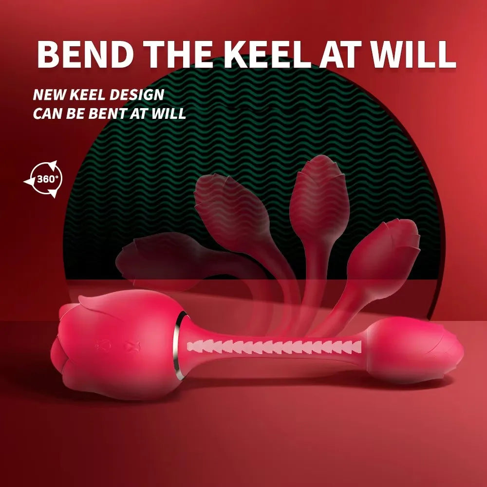 9 Speed Vibrators Stimulator Clitoris Massager Sex Toys Women Vagina Suck Sex Products Licking And Sucking Rose Masturbation Toy