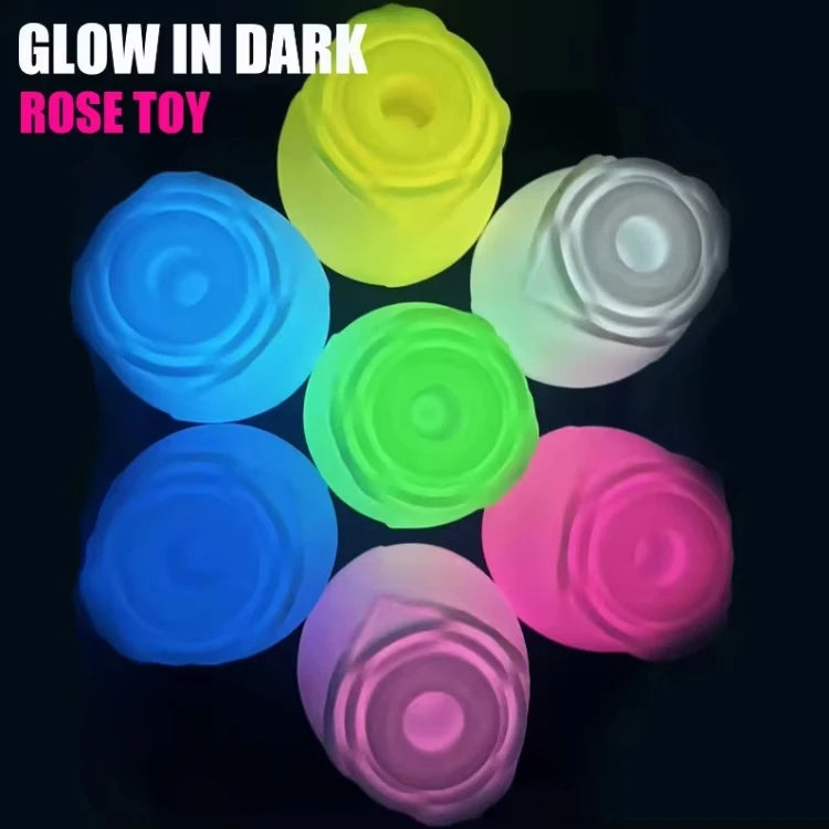 Sucking Vibrator Stimulator Clitoris Massager Sex Toys Women Vagina Licking And Sucking Rose Vibration Sex Products Noctilucent