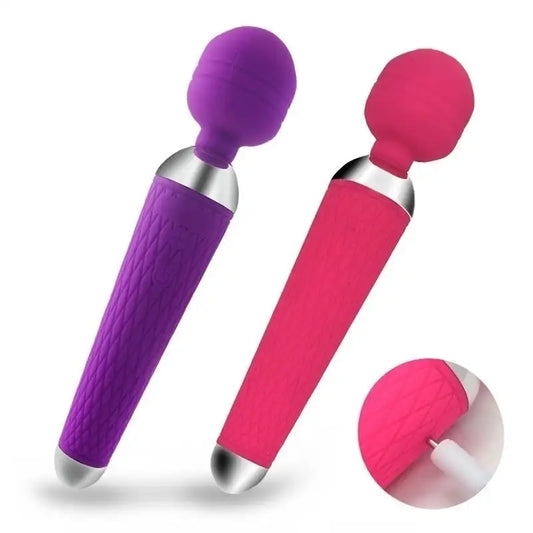 AV Magic Vibration Wand Body Massager 10 Speed Power G-spot Vibrator USB Rechargeable Sex Toys for Female