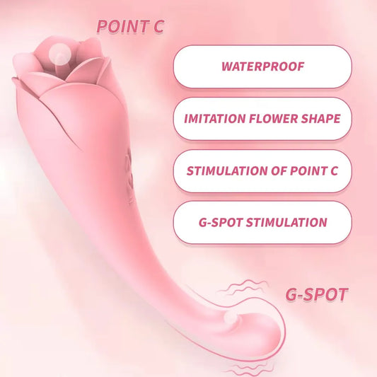 Vibrators Stimulator Clitoris Massager Sex Toys Women Vagina Suck Sex Products Licking And Sucking Rose Masturbation Toy