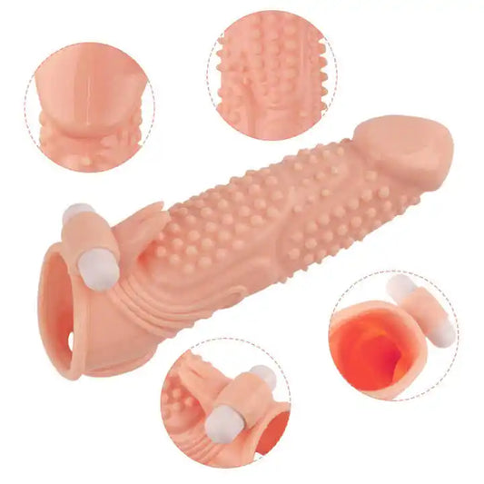 Masturbation Cup Life Adult Sex Products Vibration Condom Penis Cover Toys Soft Cup for Men Masturbator Male Contraceptives