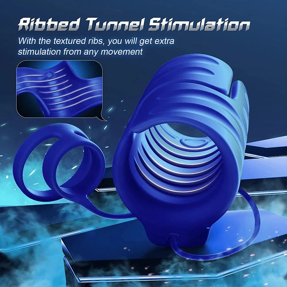 Masturbation Cup Male Telescopic Rotating Masturbator Capsule Auto Sucking Aircraft Cup Piston Sex Products for Man's Vibrators